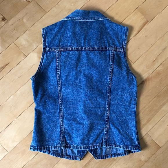 Vintage Denim Vest - Picture 2 of 4